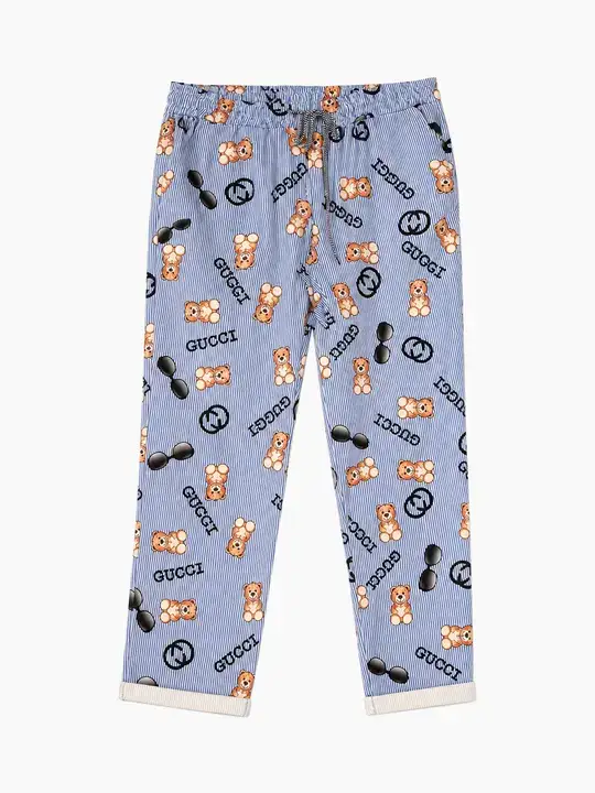 Pantaloni lunghi con stampa cartoon