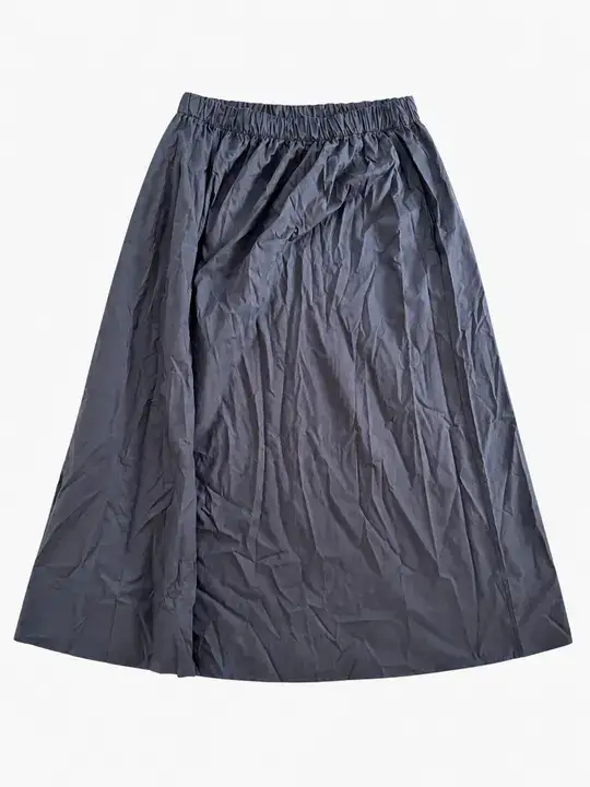 Gonna lunga in cotone con vita elasticizzata